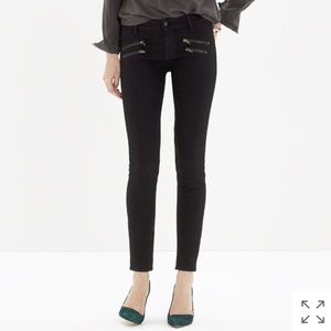 Madewell Skinny Skinny Biker Zip Jeans